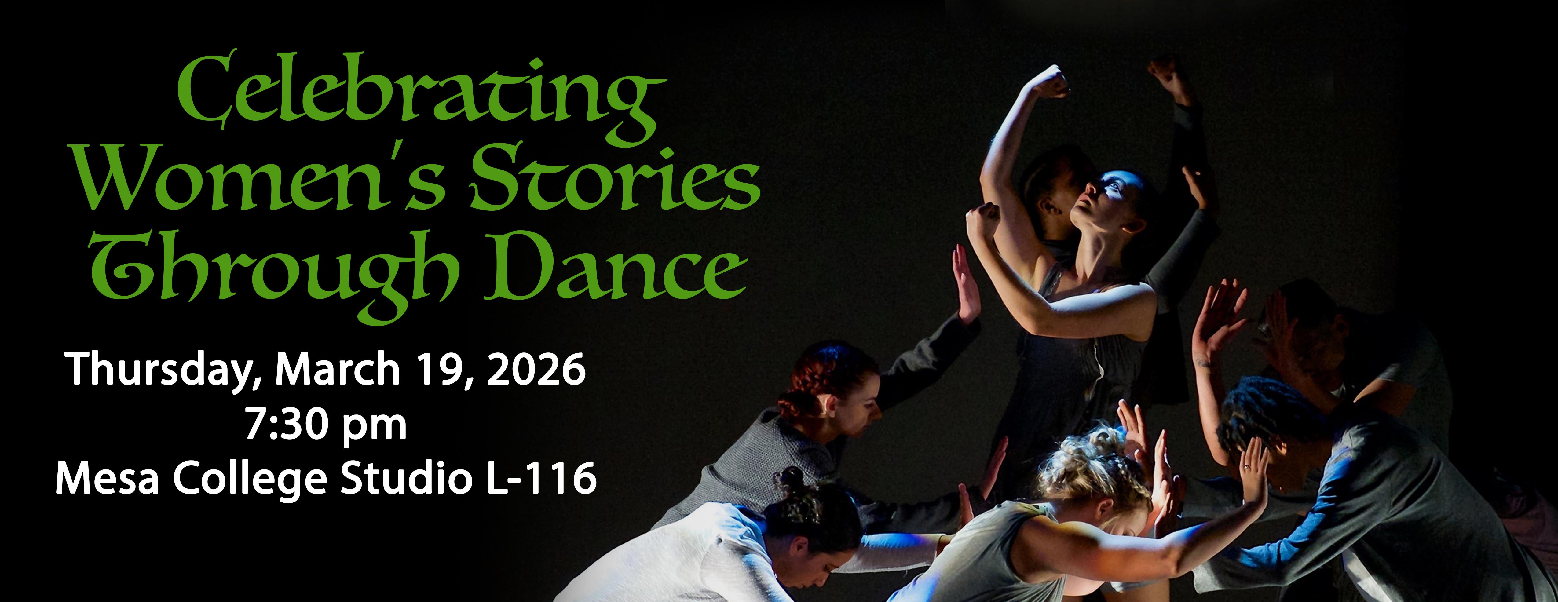 Dance Banner Women's History Show