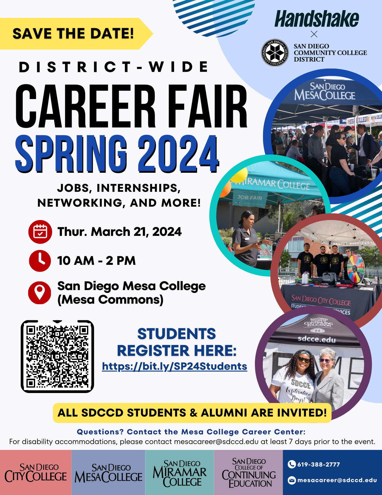 Spring Career Fair | San Diego Community College District - San Diego Mesa College Calendar